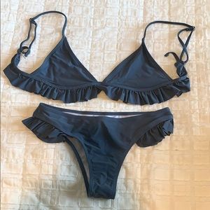Ruffled Bikini Set
